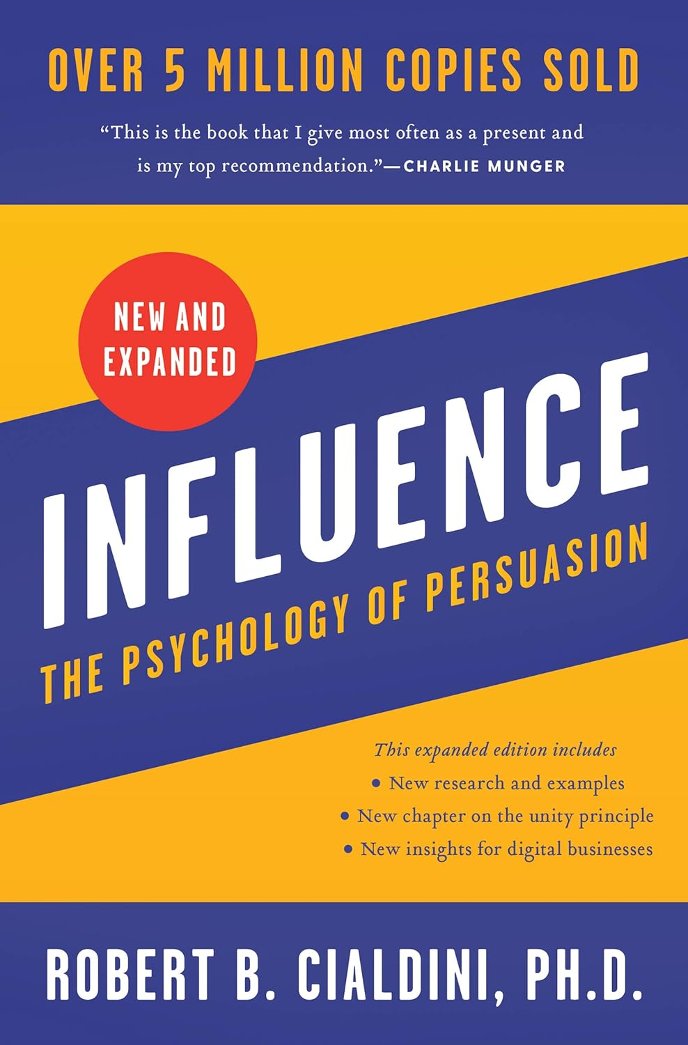 Book cover of Influence: The Psychology of Persuasion by Robert B. Cialdini, Ph.D. - Personal development and leadership book recommendation by Shiju Thomas